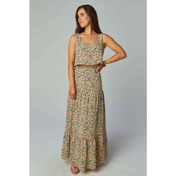 Buddy Love Dresses & Skirts - Buddy Love Floral Cookie 2pc Set Sz L EUC SORORITY boho resort wear beachy